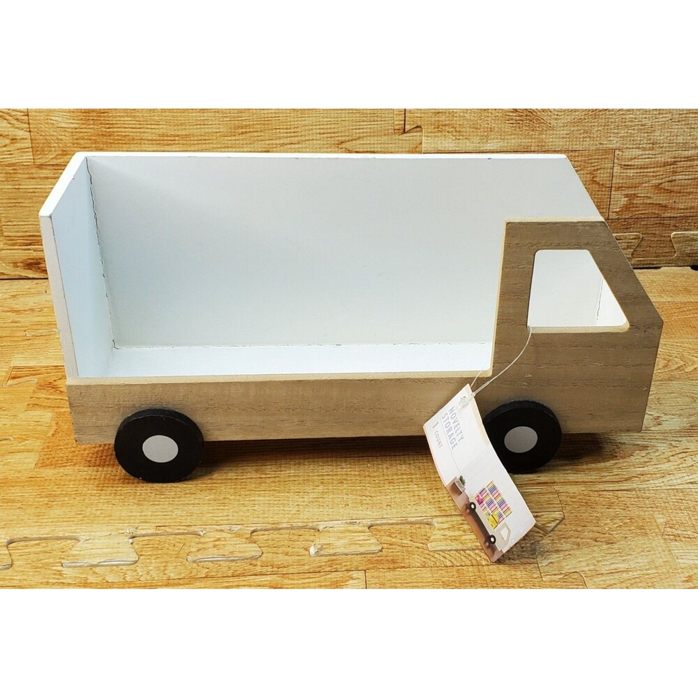 Playground Wooden Truck Storage Shelf by Horizon Group 6"H × 3.5" W × 12" L